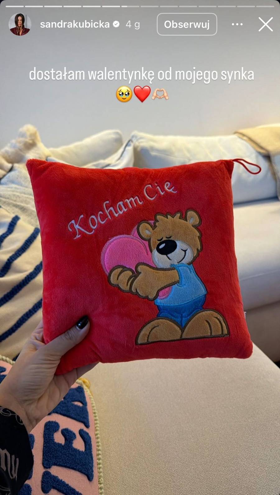 Sandra Kubicka, fot. Instagram.