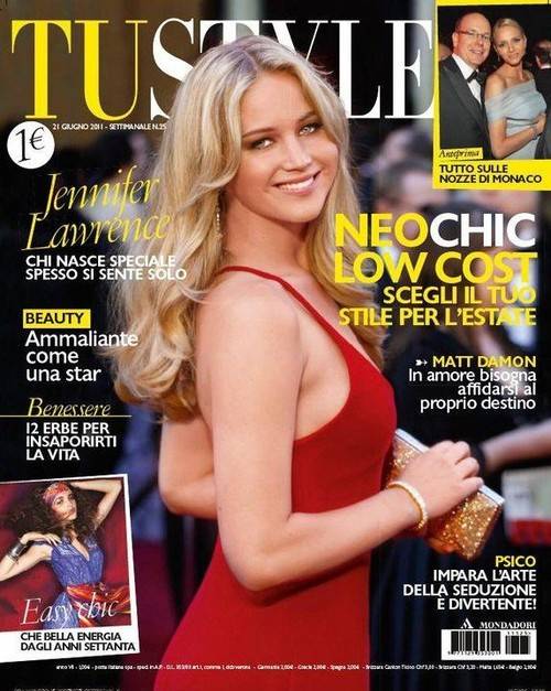 Najpiękniejsze okładki Jennifer Lawrence