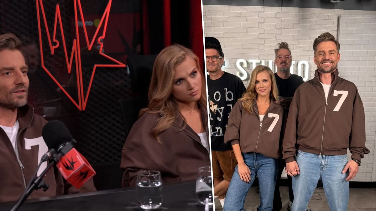 Rogacewicz zapytany o żonę na wizji! Obok siedziała Kaczorowska