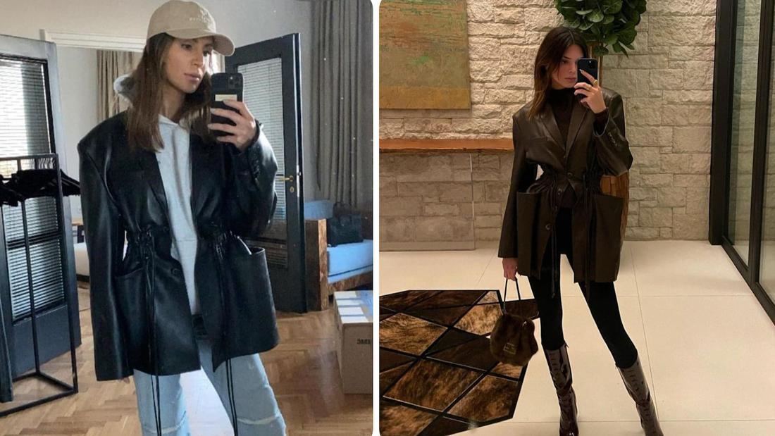 Kendall Jenner w marynarce projektu Sary Boruc