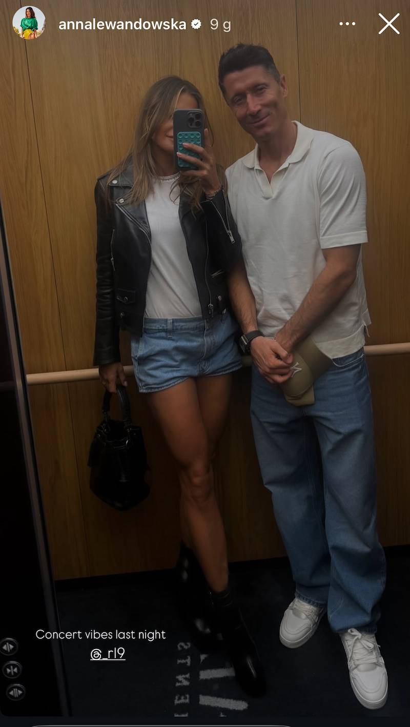 Anna i Robert Lewandowscy, fot.Instagram