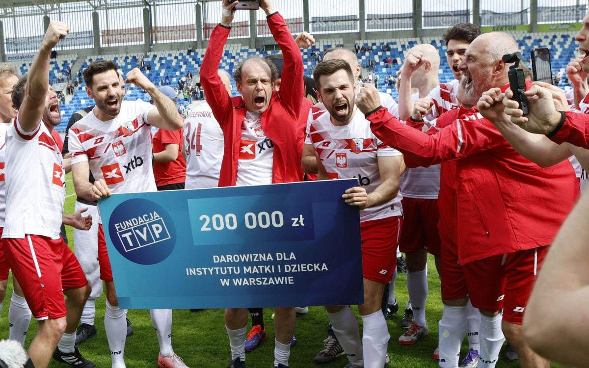 Mecz TVP kontra Artyści dla Fundacji TVP