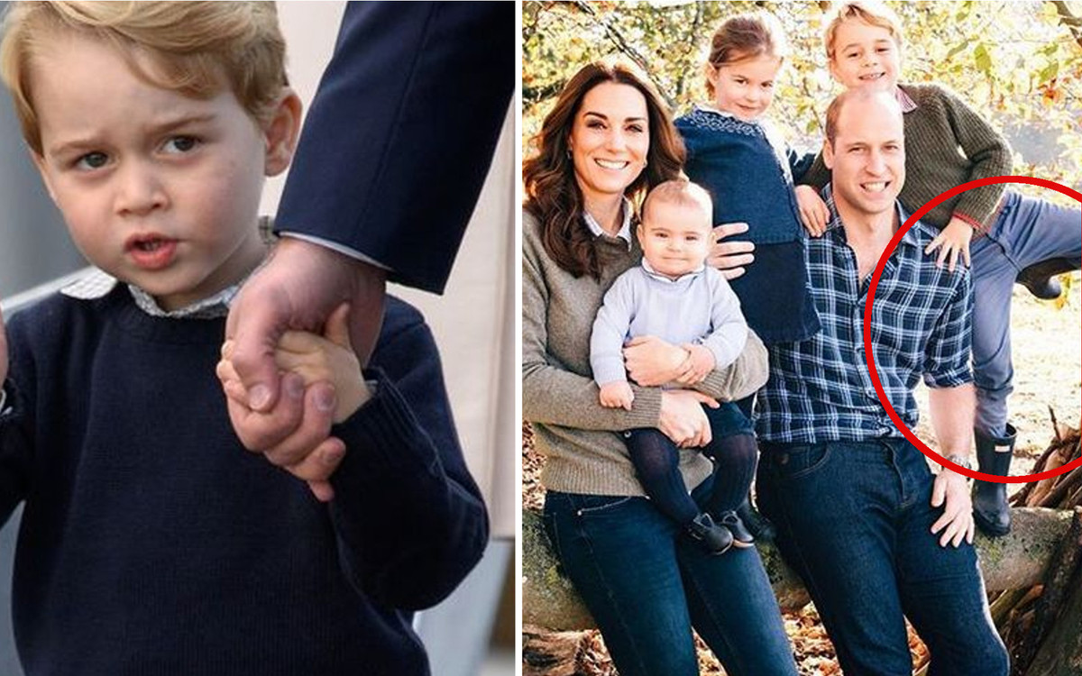 Jak to się stało, że książę George miał DŁUGIE spodnie na kartce świątecznej?