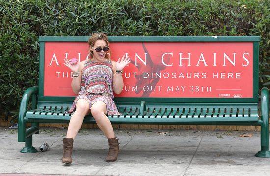 Słodkie minki Hilary Duff