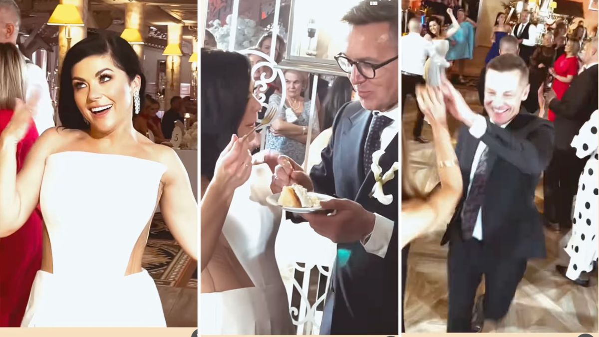 Katarzyna Cichopek i Maciej Kurzajewski szaleli na własnym weselu 