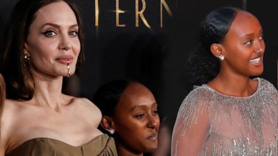 Córka Angeliny Jolie Zahara w jej kreacji z Oscarów z 2014 roku