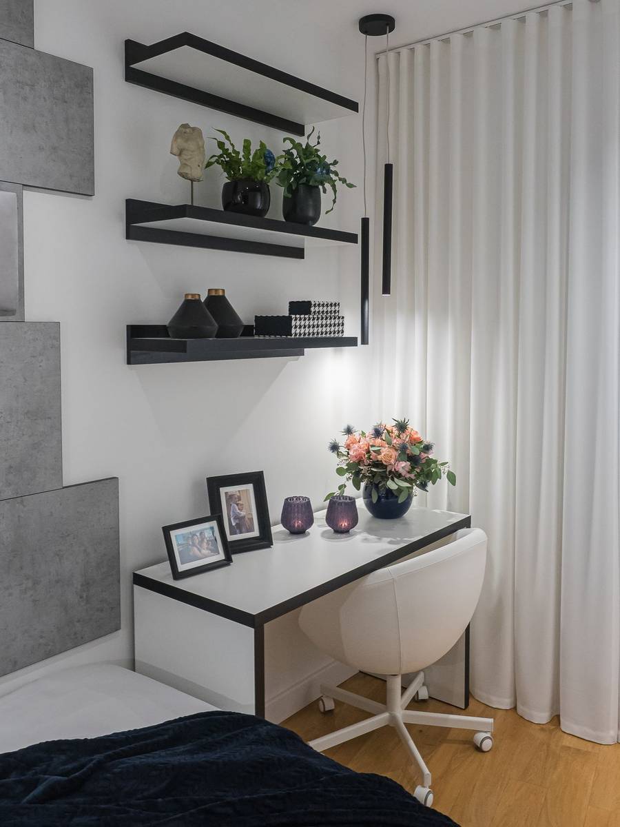 "Weekendowa metamorfoza" - sypialnia glamour