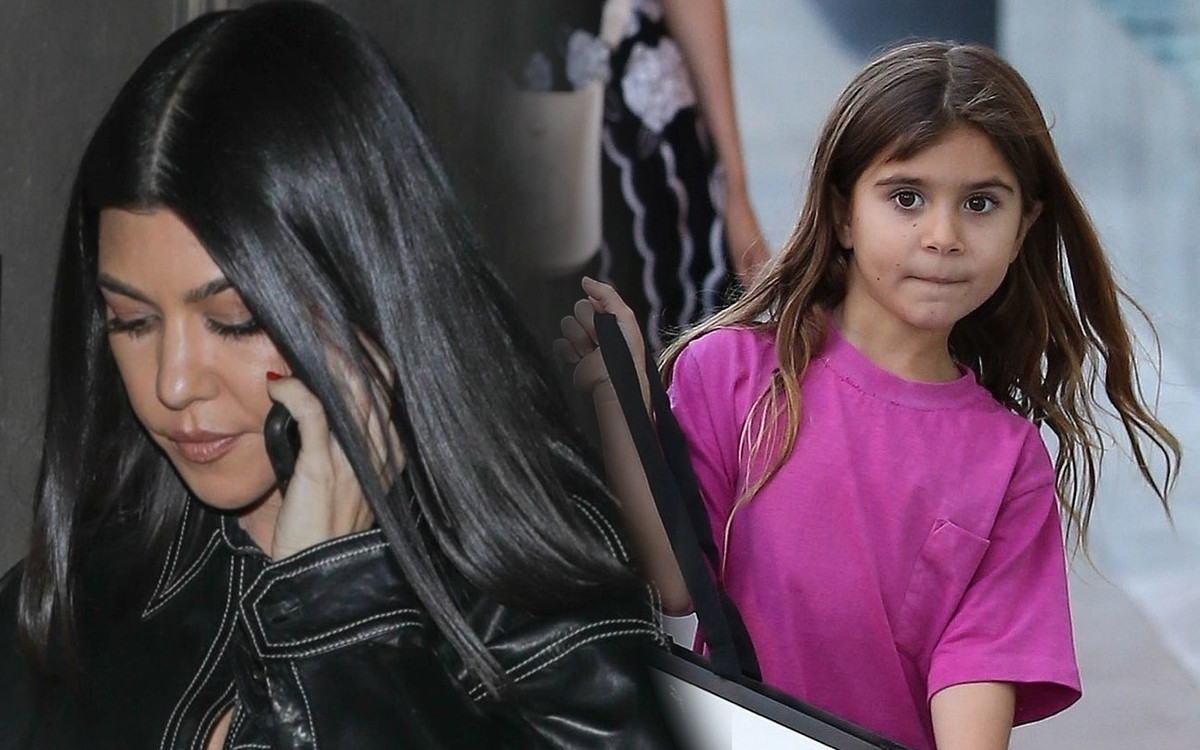 7-letnia córka Kourtney Kardashian, Penelope w płaszczu Gucci (FOTO)
