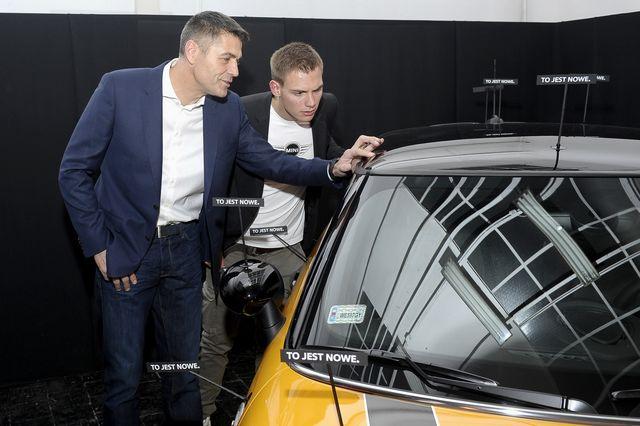 Martin Kaczmarski na premierze MINI