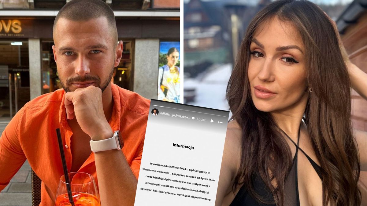 Sylwia Madeńska i Mikołaj Jędruszczak w sądzie