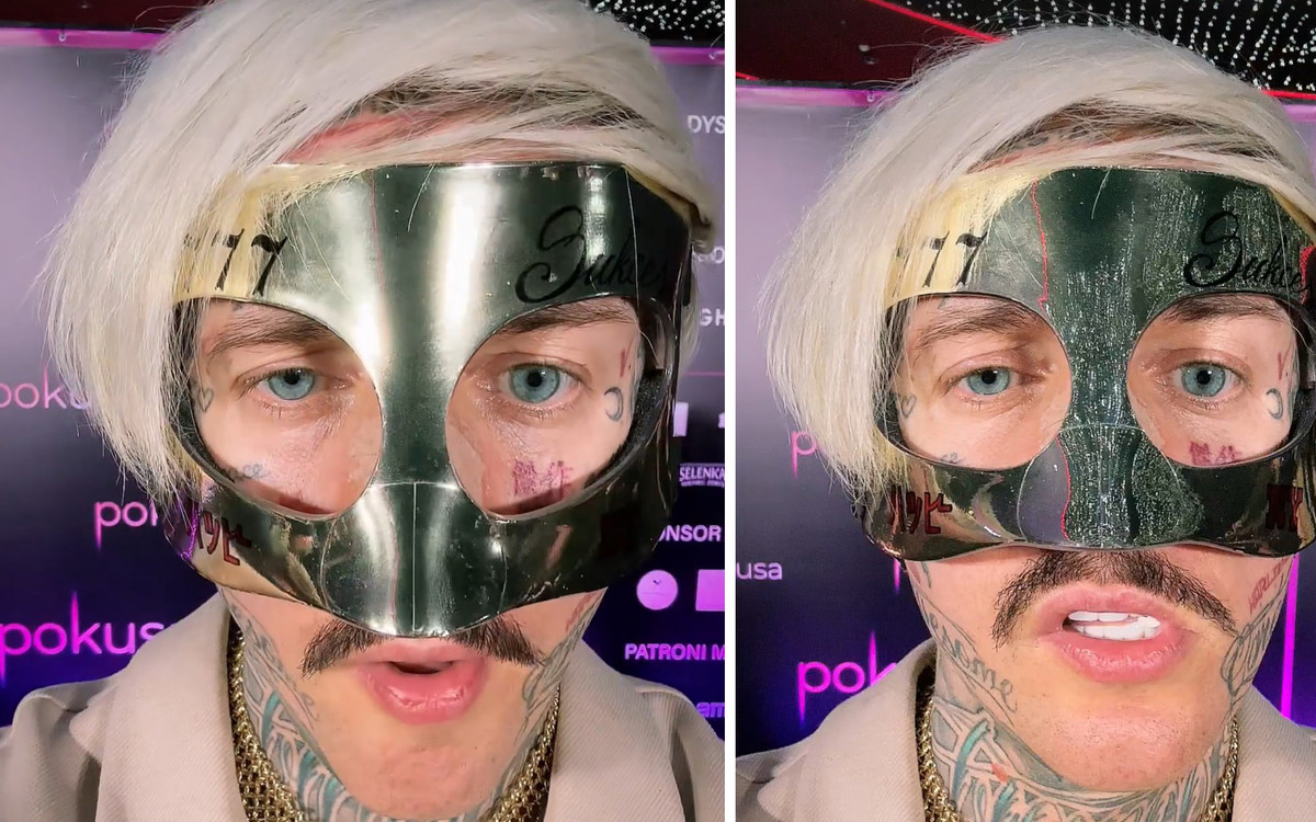 Stifler pojawił się na premierze filmu w złotej masce. Wiadomo dlaczego!