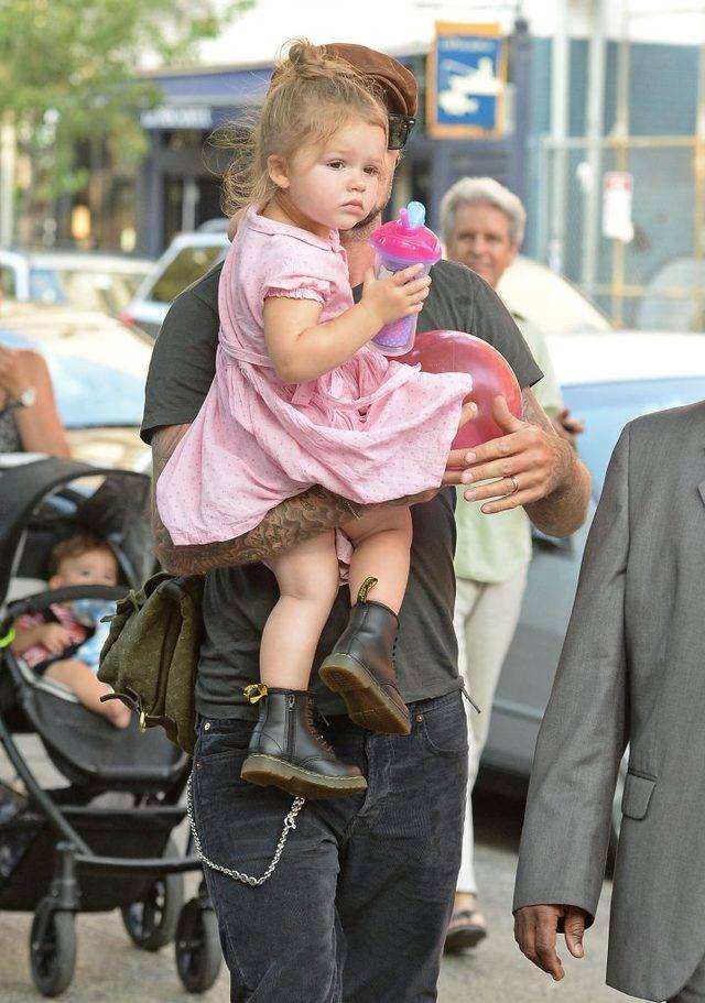 David Beckham z córeczką Harper Seven