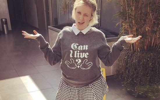 Lena Dunham na instagramie