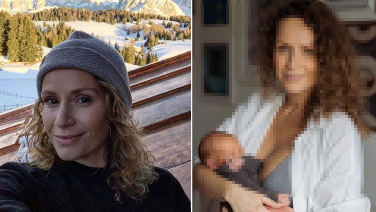 Monika Mrozowska po porodzie