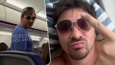 Daniel Martyniuk dał nieźle popalić na pokładzie samolotu! Maszyna musiała awaryjnie lądować (WIDEO)