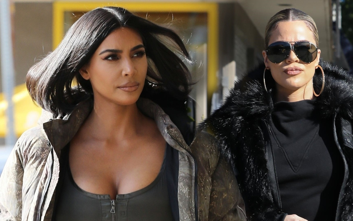 Kim i Khloe Kardashian wyrwały się na lunch podczas kręcenia show – coś musiało mocno je rozzłościć (ZDJĘCIA)