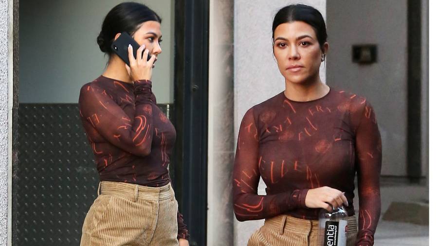 Te spodnie Kourtney Kardashian są po prostu BRZYDKIE?