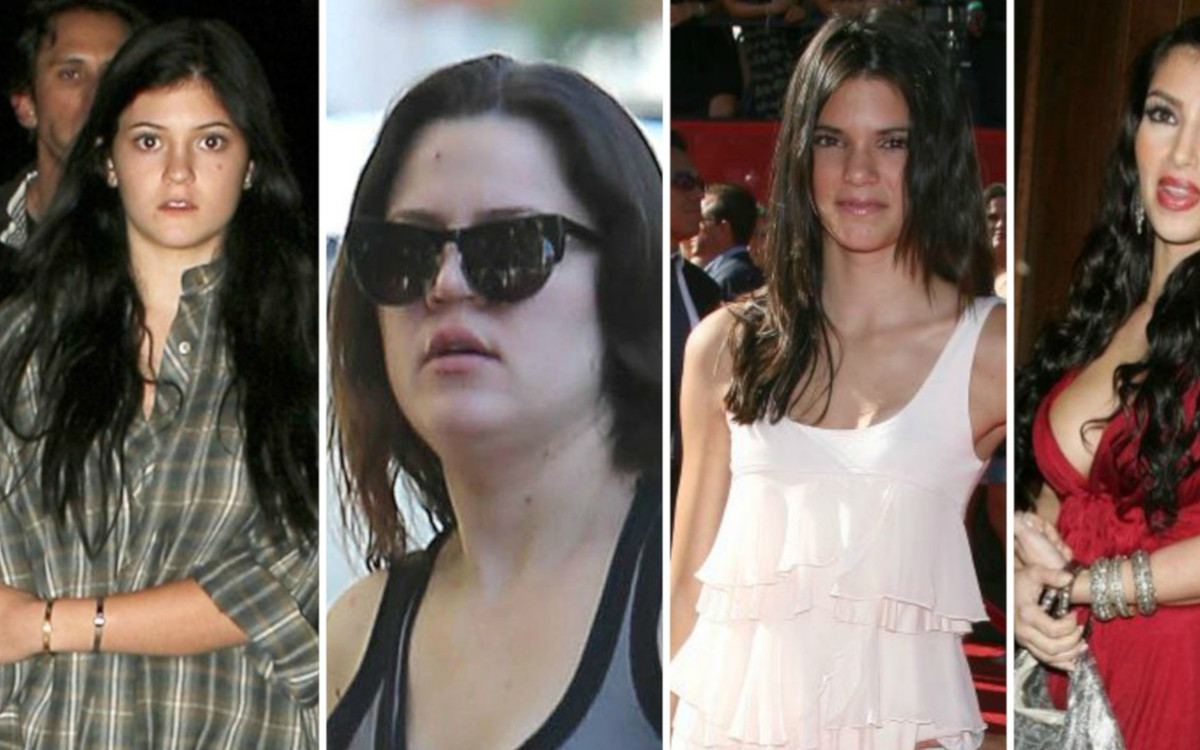 Kardashianki i Jennerki zanim zaczęły sobie robić operacje plastyczne