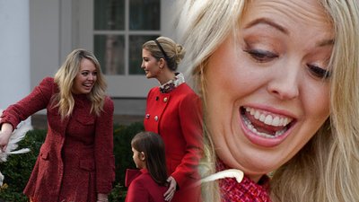 Tiffany Trump skradła show ułaskawiania indyka w Białym Domu (ZDJĘCIA)