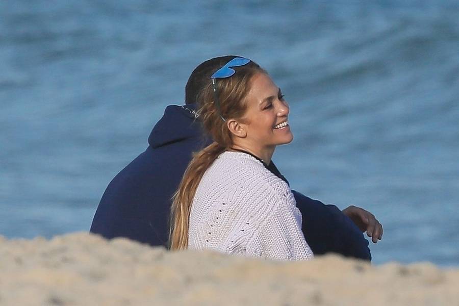 Jennifer Lopez na plaży