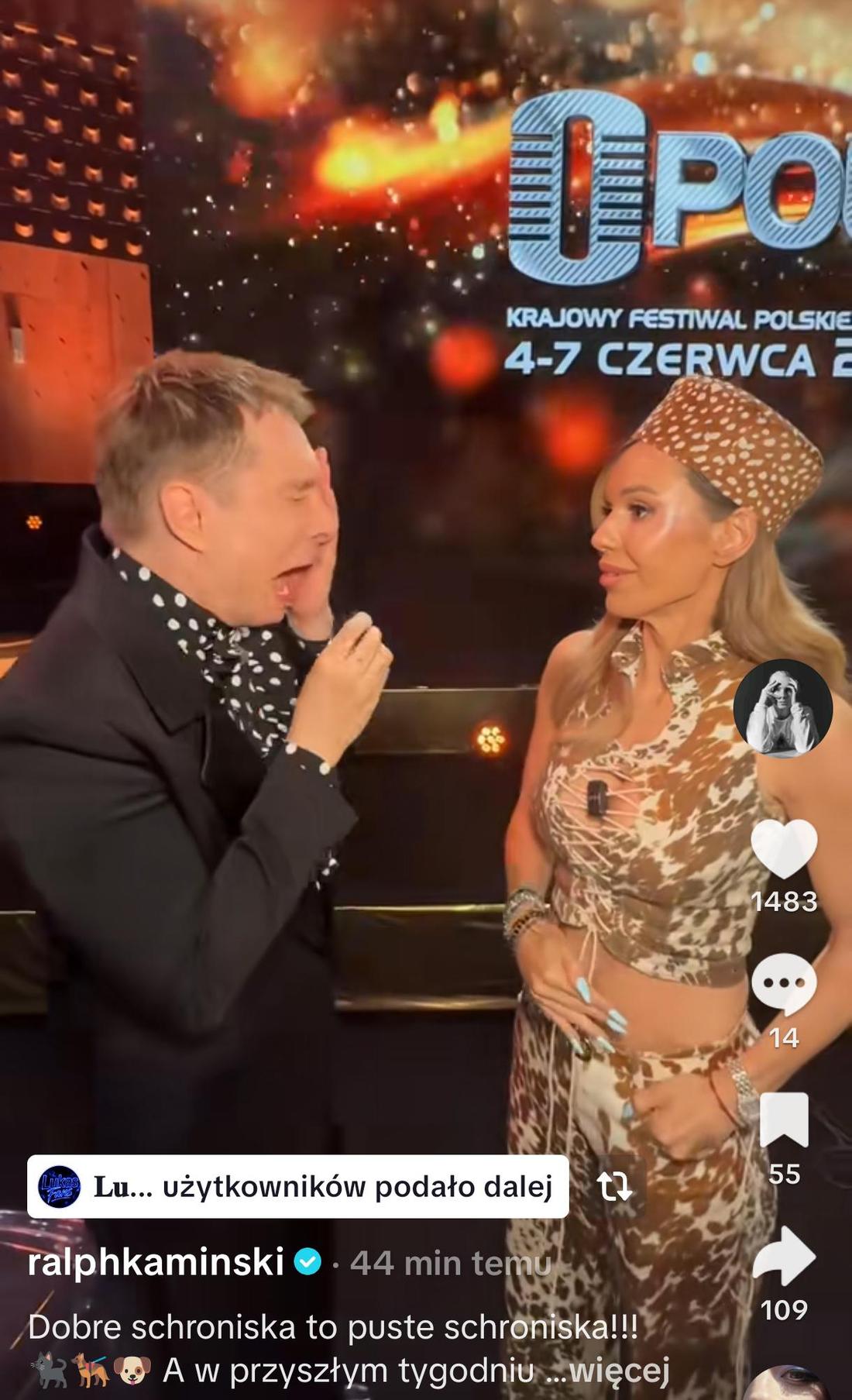 Doda i Ralph Kamiński, fot. Tik Tok