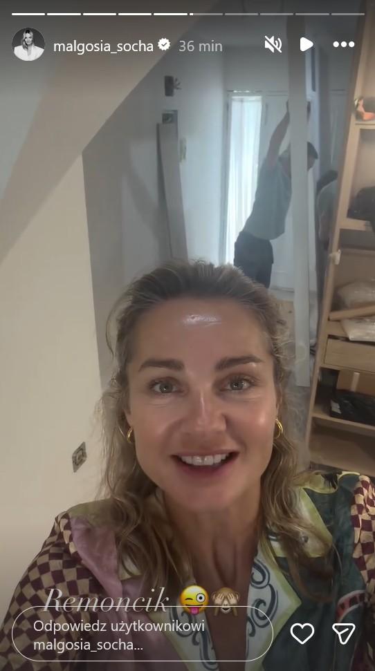 Małgorzata Socha remontuje dom w Hiszpanii, fot. Instagram