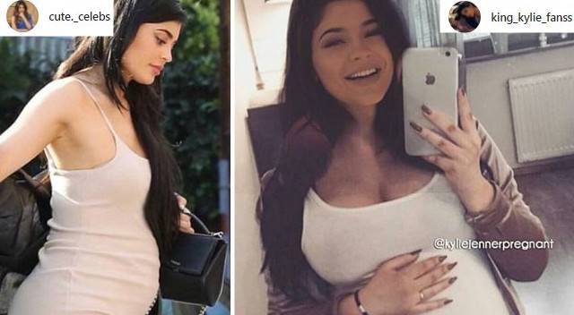 Kylie nie chce pokazać brzucha, więc fani zrobili go SAMI