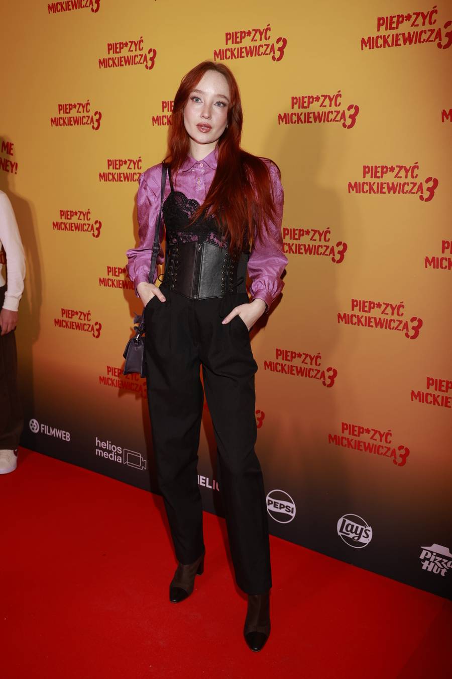 Kasia Markiewicz-Mitura na premierze "Piep*zyć Mickiewicza 3", fot. AKPA