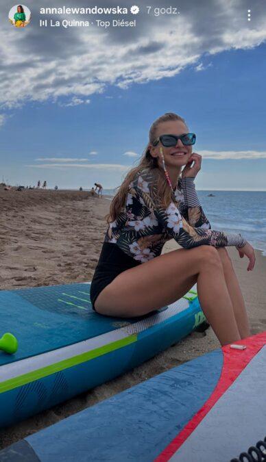 Boska Lewandowska pokazała sześciopak na brzuchu, fot. Instagram