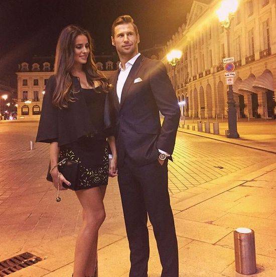 Celia Jaunat i Grzegorz Krychowiak razem