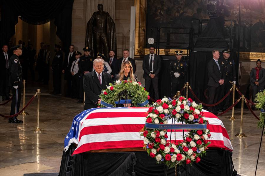 Pogrzeb Jimmy’ego Cartera. Prezydenta żegnali Donald Trump, Barack Obama, Joe Biden, Bill Clinton… (ZDJĘCIA)
