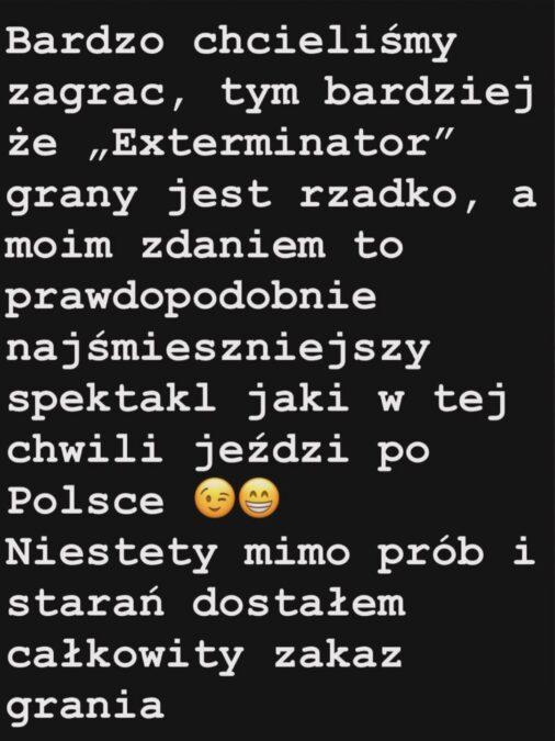 Wpis Pawła Domagały, fot. Instagram
