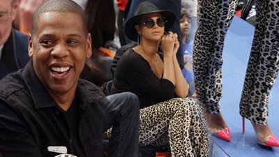 Beyonce i Jay-Z na meczu koszykówki (FOTO)