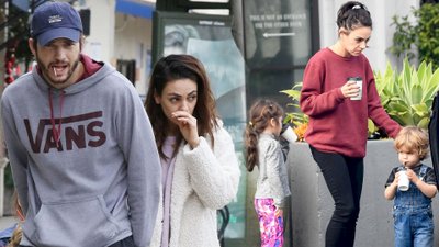 Dzieci Mili Kunis i Ashtona Kutchera są już TAKIE duże! Syn, Dimitri wygląda jak mały aniołek (FOTO)