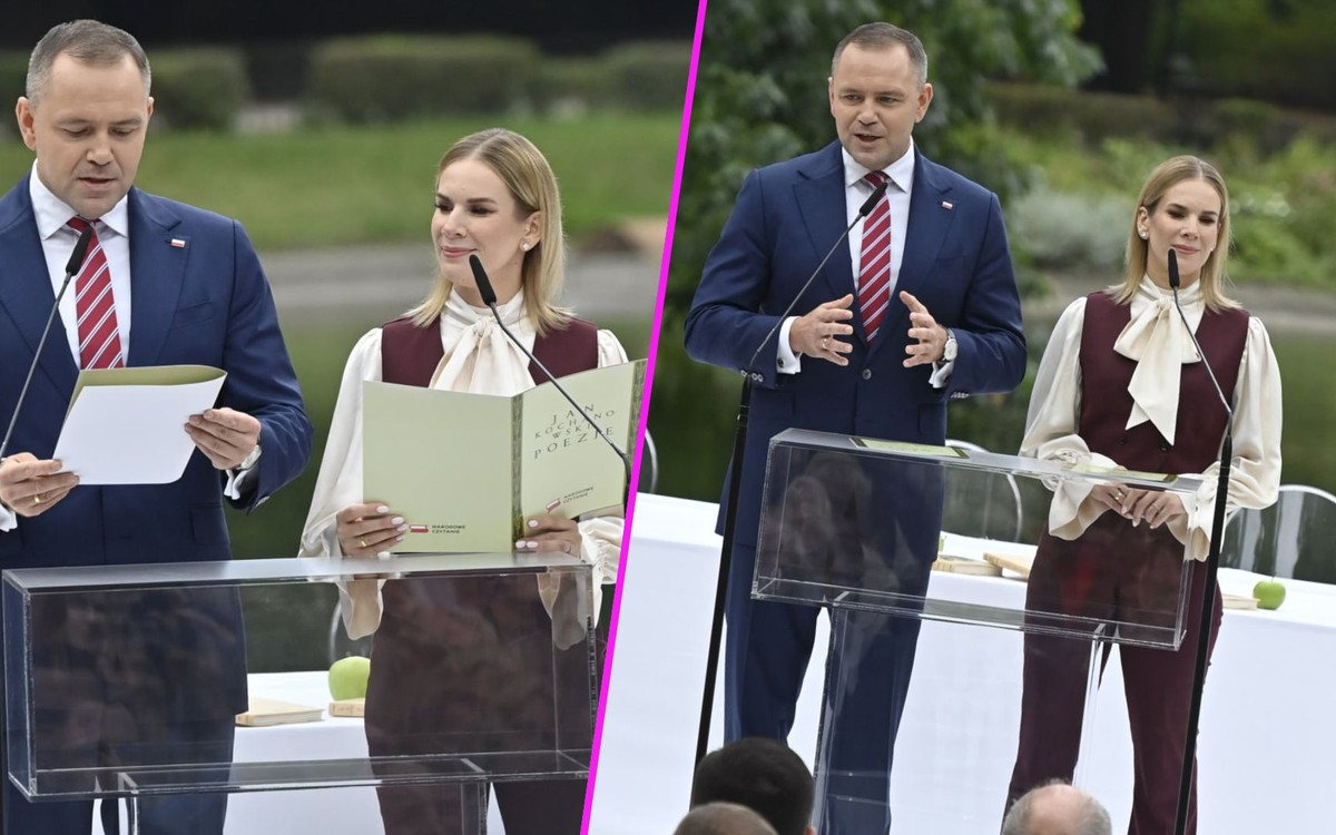 Para prezydencka na Narodowym Czytaniu poezji Jana Kochanowskiego! Pierwsza dama przyciągnęła spojrzenia elegancją