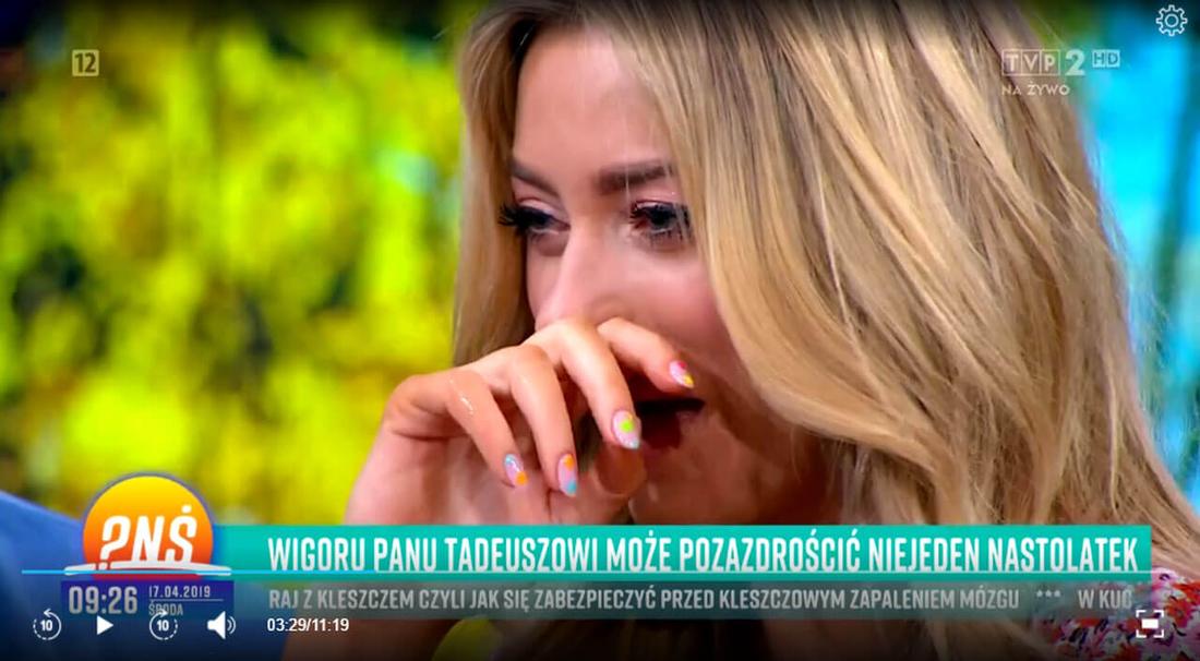 Marcelina Zawadzka nie kryła łez Marcelina Zawadzka nie kryła łez