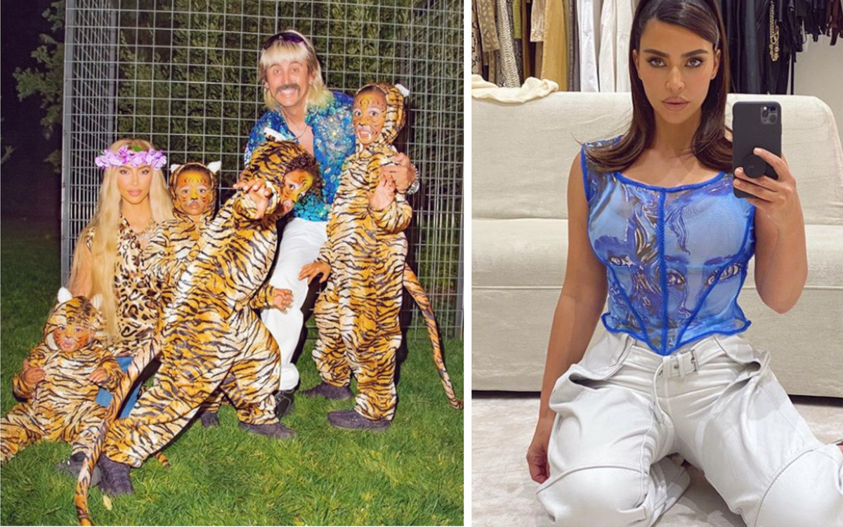 Halloween u Kardashianów: Kim jako Carole Baskin, North śpiewa o morderstwie i nieobecny Kanye