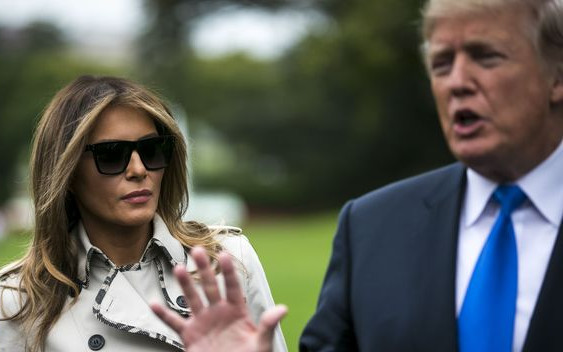 Kobieta, którą widzisz u boku Trumpa to NIE MELANIA! Zatem kto?