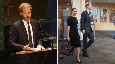 Książę Harry podczas przemowy w ONZ wspomniał o Meghan w słodki sposób