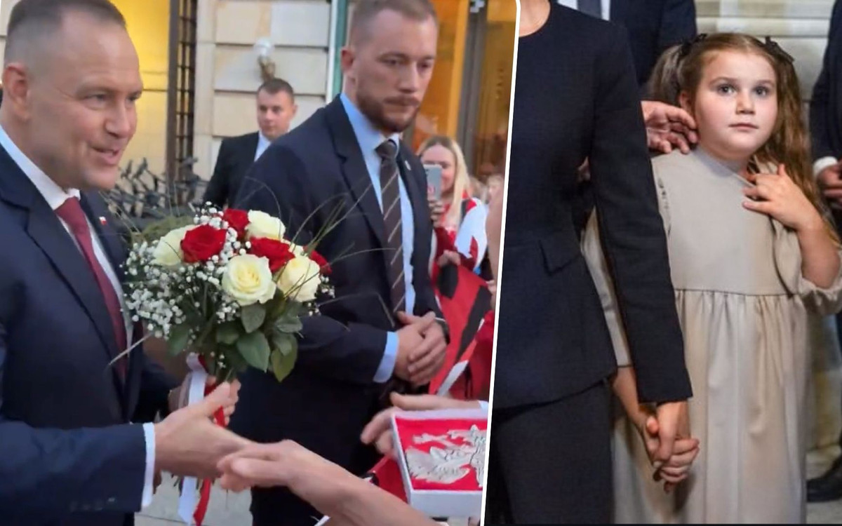 Nawrocki w Berlinie. Prezent dla córki Kasi wywołał poruszenie (FOTO)