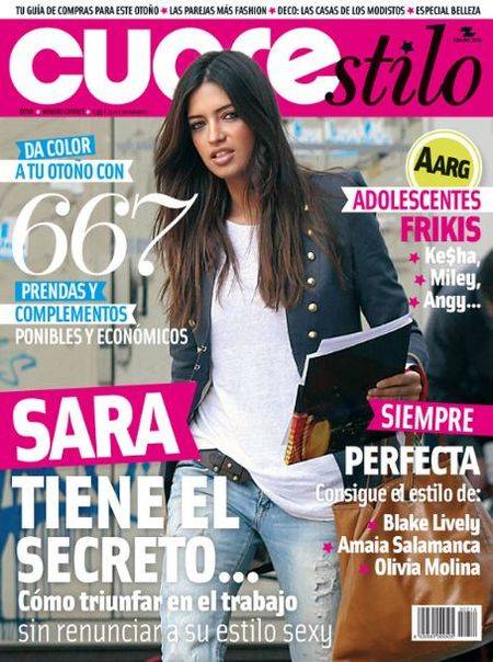 Sara Carbonero na okładkach