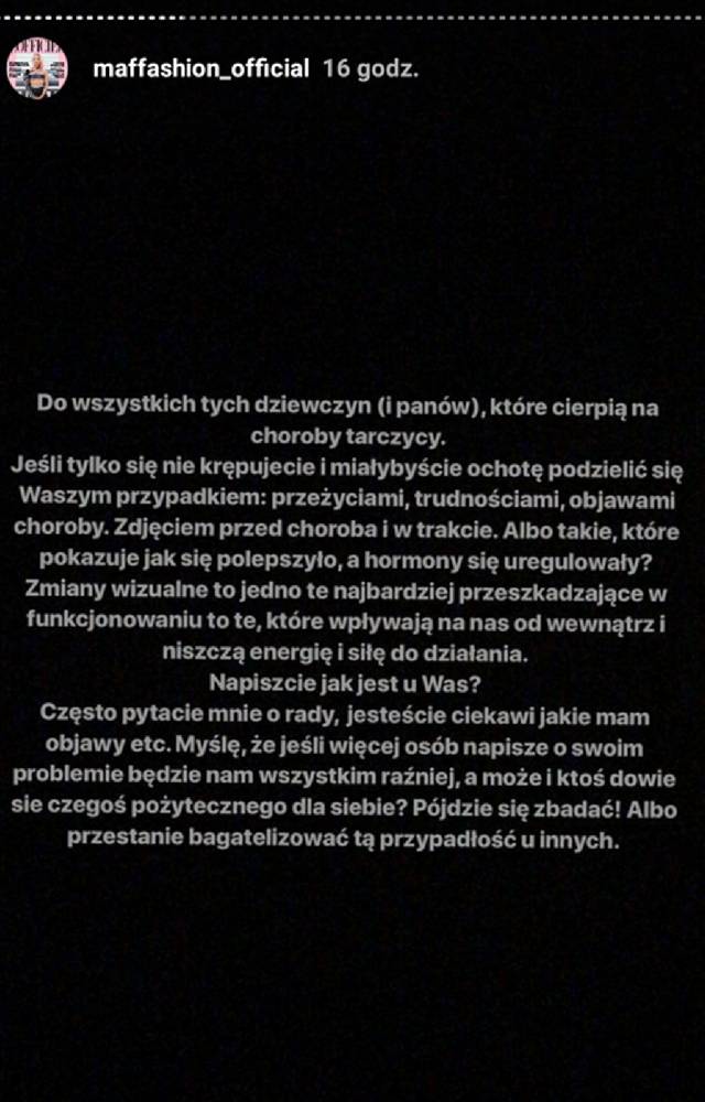 Stare zdjęcia Maffashion – jeszcze sprzed choroby!