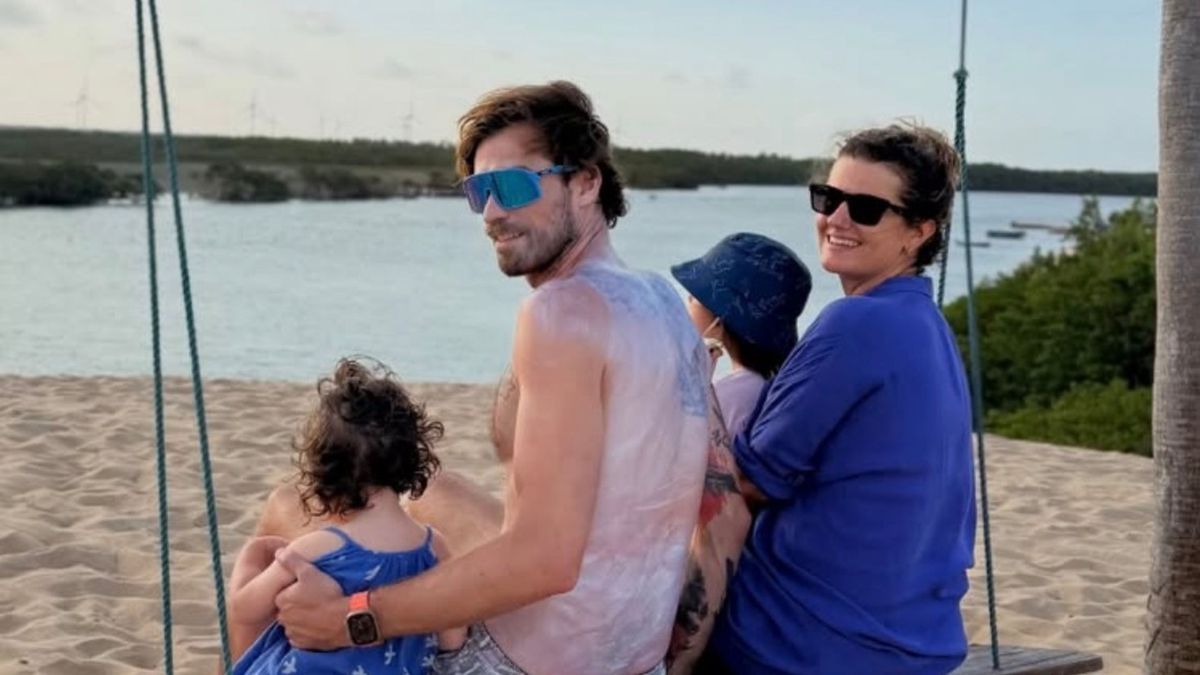 Zofia Zborowska i Andrzej Wrona z córkami, fot. Instagram