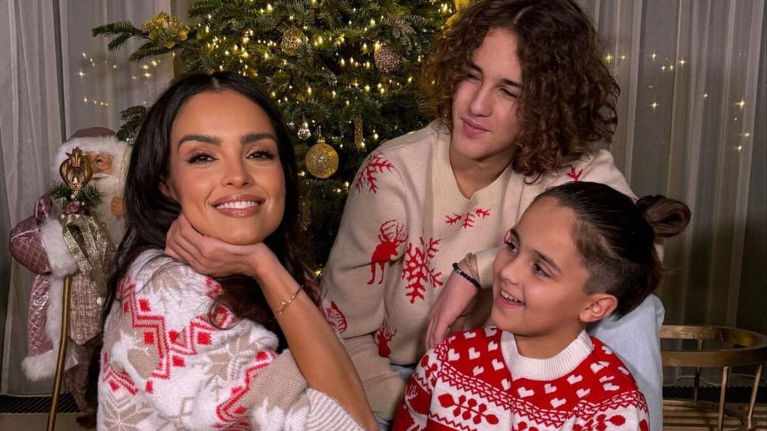 Klaudia El Dursi z synami, fot. Instagram