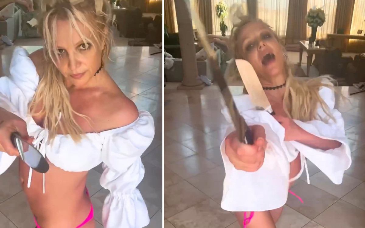 POLICJA w domu Britney Spears po nagraniu z nożami! “Jej stan psychiczny jest ALARMUJĄCY”