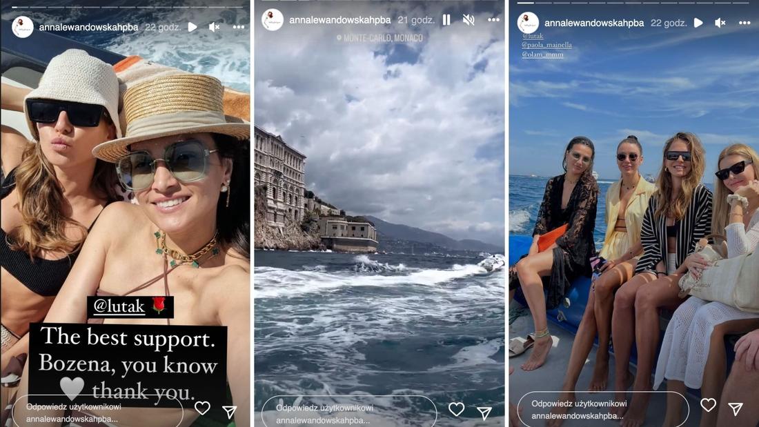 Anna Lewandowska w Monako