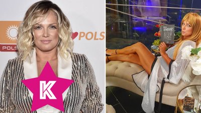 Joanna Liszowska na domowej kwarantannie musi obejść się bez fryzjera – ma już spory odrost i siwe włosy