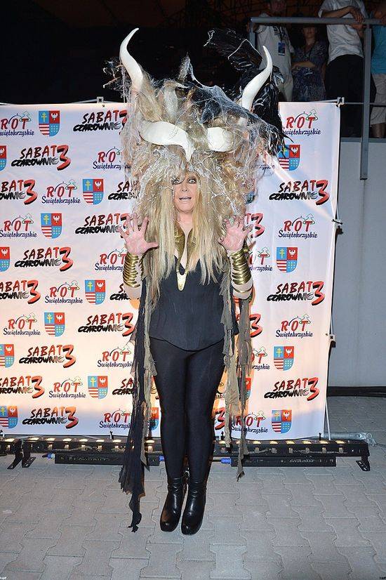 Barwne kreacje Maryli Rodowicz