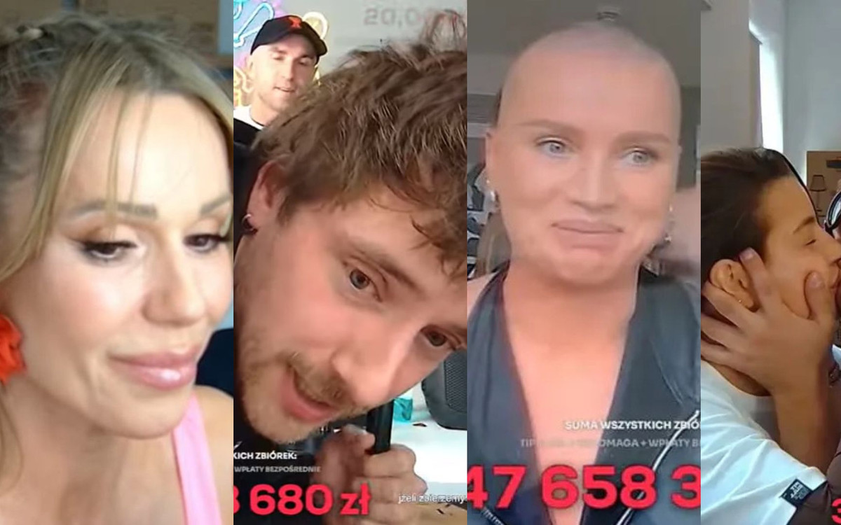 Maffashion goli się na łyso, Wieniawa się całuje, Doda przeprasza Gessler! Co jeszcze gwiazdy robią dla zbiórki Łatwogang?