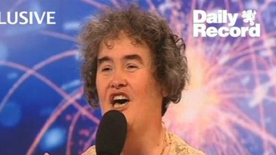 Susan Boyle w nagraniu z 1999 r.